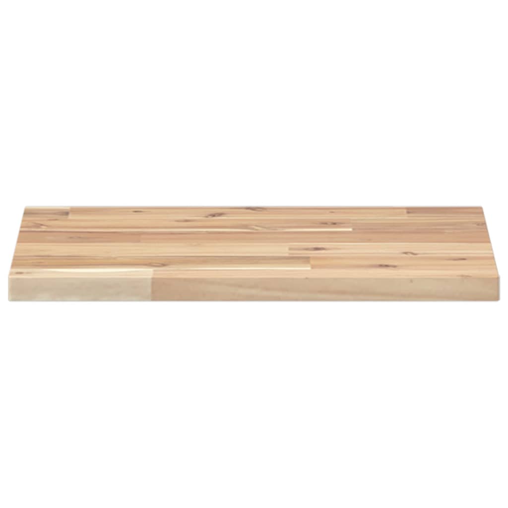 Piano per Tavolo 40x30x2 cm Rettangolare Legno Massello Acacia