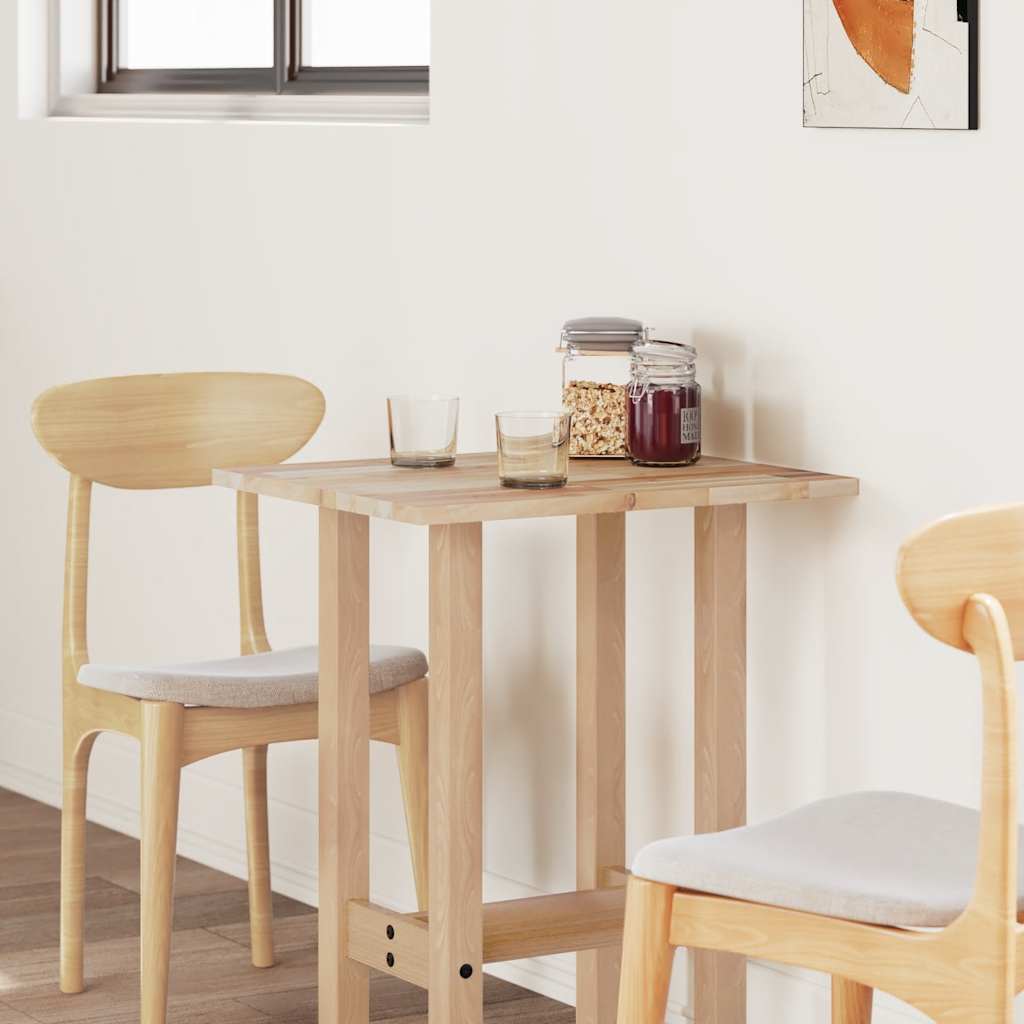 Piano Tavolo Rettangolare 100x50x2cm Legno Massello di Acacia 4008752