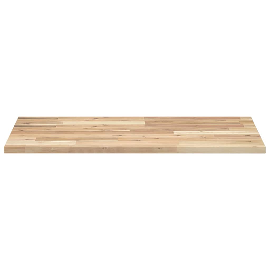 vidaXL Piano Tavolo Rettangolare 100x50x2cm Legno Massello di Acacia
