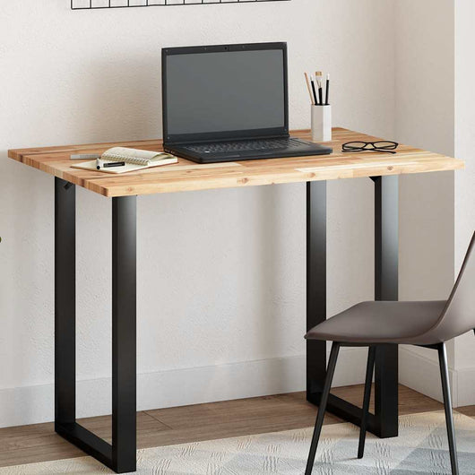 Piano Tavolo Rettangolare 80x70x2cm in Legno Massello di Acacia 4008760