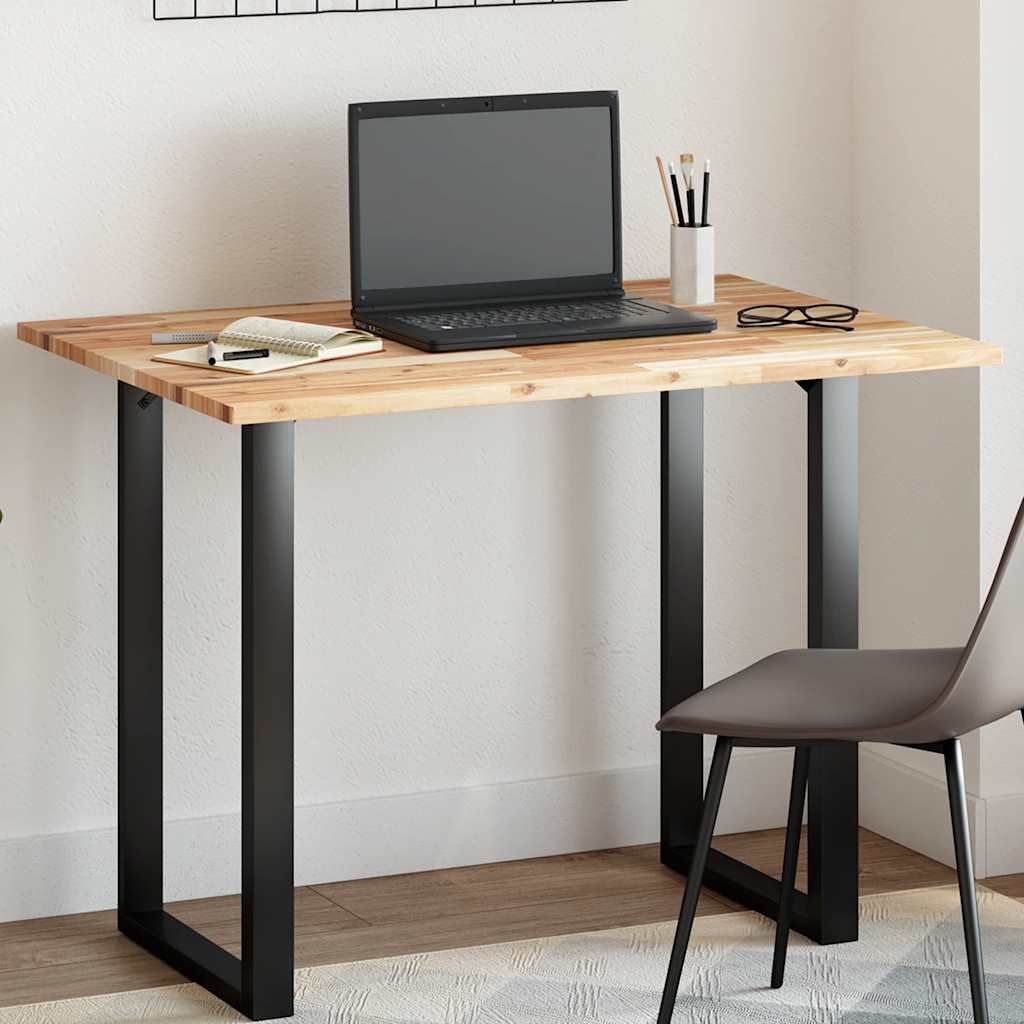 vidaXL Piano Tavolo Rettangolare 100x70x2cm Legno Massello di Acacia