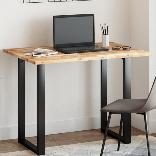 vidaXL Piano Tavolo Rettangolare 120x70x2cm Legno Massello di Acacia