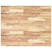 vidaXL Piano Tavolo Rettangolare 100x80x2cm Legno Massello di Acacia