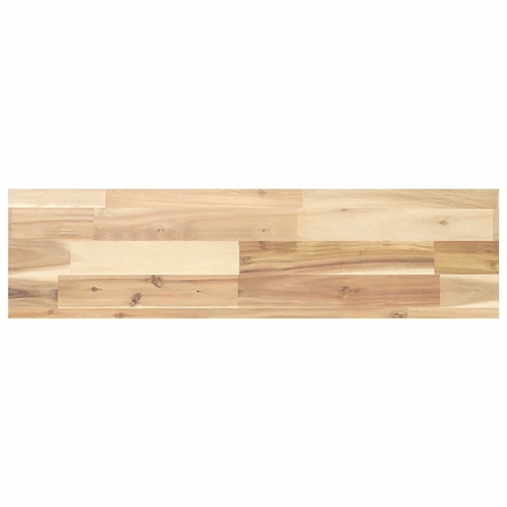 Piano per Tavolo 100x20x4cm Rettangolare Legno Massello Acacia 4008767