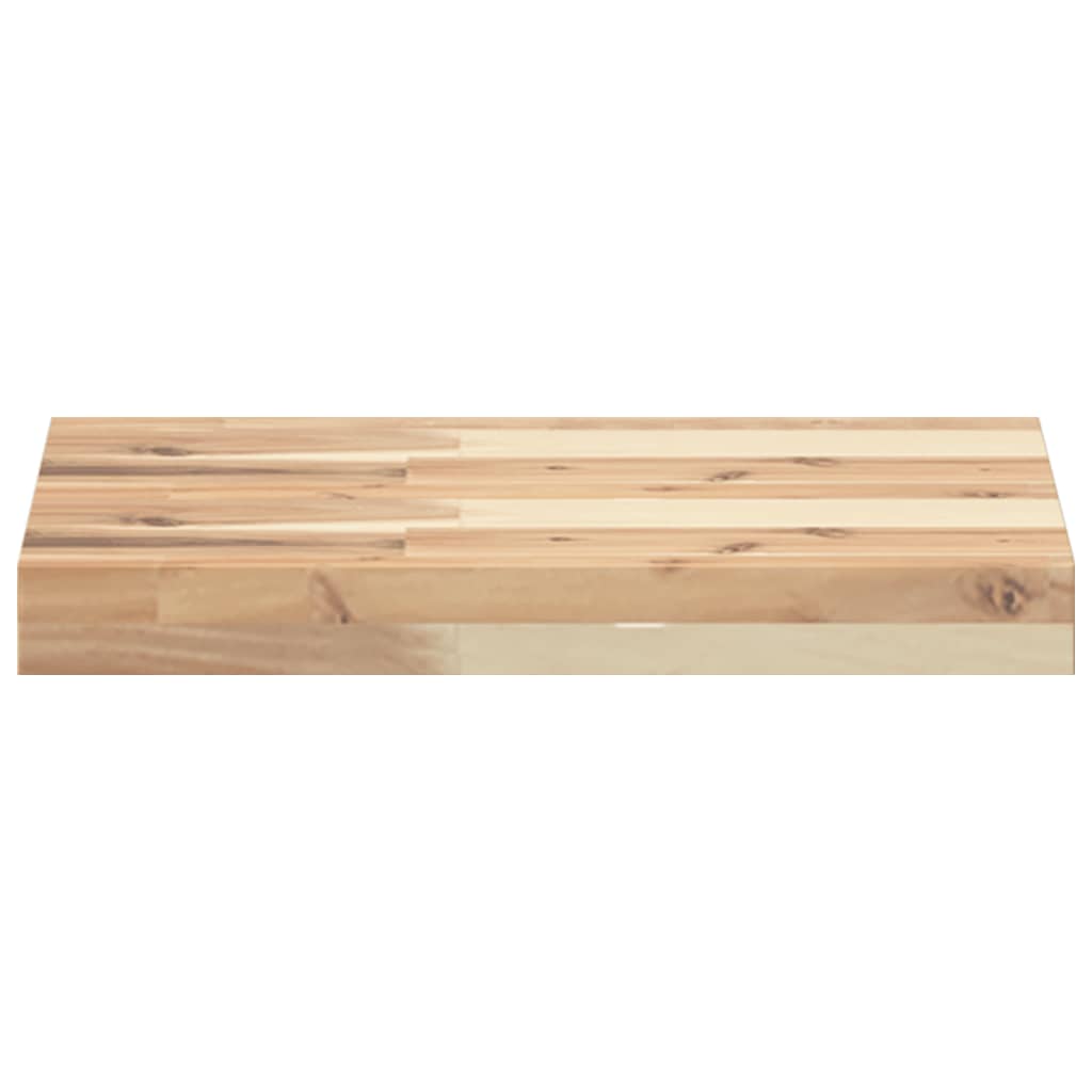 Piano per Tavolo 50x30x4cm Rettangolare Legno Massello Acacia 4008772