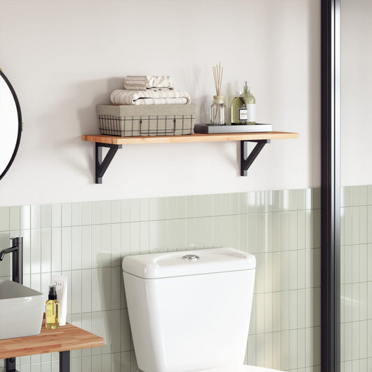 Piano Tavolo Rettangolare 100x30x2 cm Legno Massello di Acacia 4008808