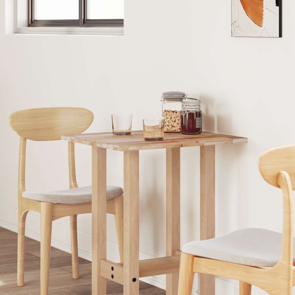 Piano Tavolo Rettangolare 100x50x2cm Legno Massello di Acacia 4008820