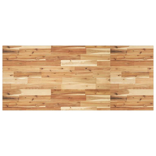 vidaXL Piano Tavolo Rettangolare 120x60x2cm Legno Massello di Acacia
