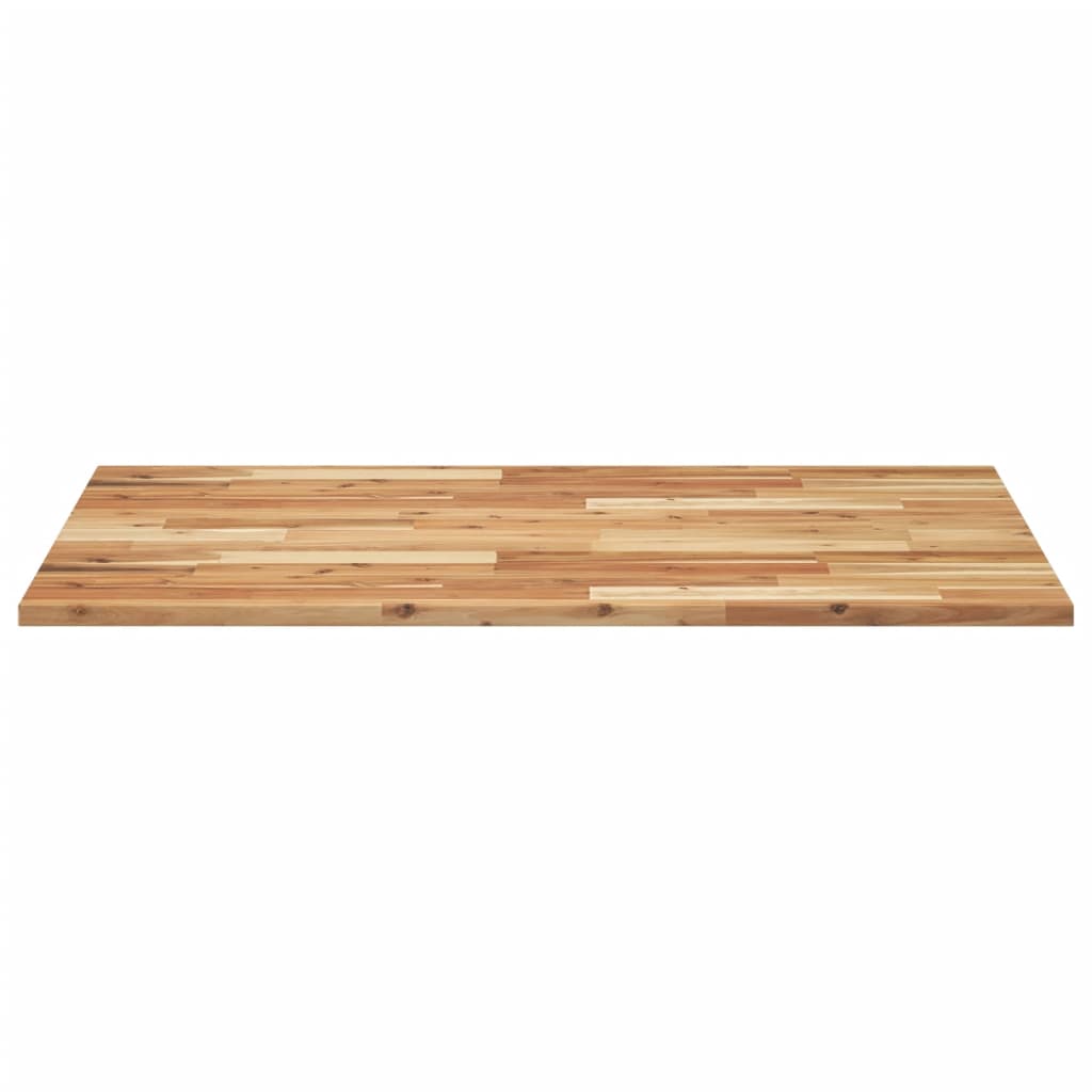 Piano Tavolo Rettangolare 80x70x2cm in Legno Massello di Acacia 4008828