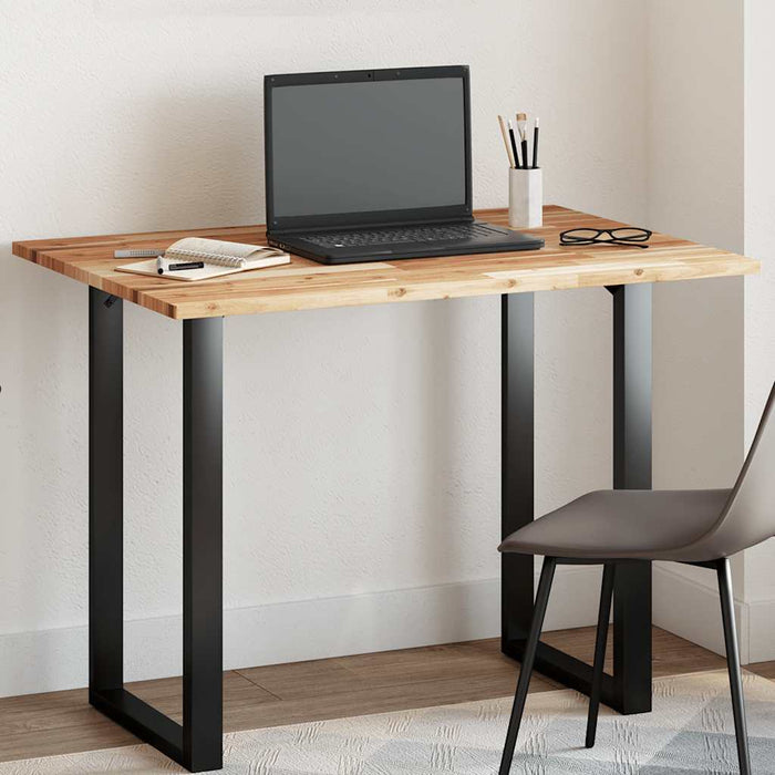 vidaXL Piano Tavolo Rettangolare 80x70x2cm in Legno Massello di Acacia