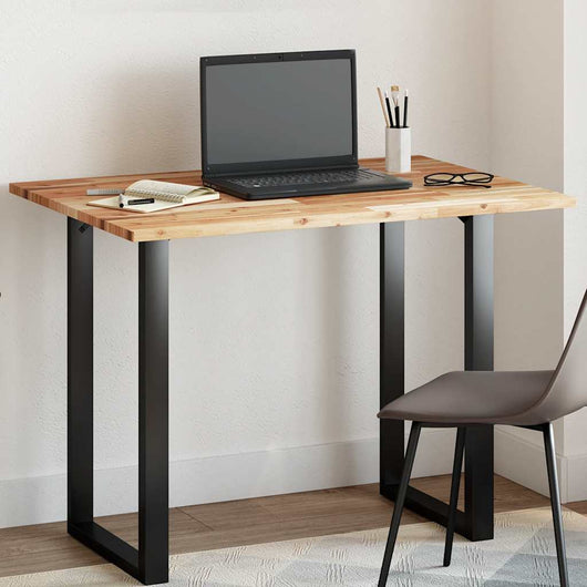 vidaXL Piano Tavolo Rettangolare 120x70x2cm Legno Massello di Acacia