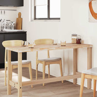 Piano Tavolo Rettangolare 140x60x4 cm Legno Massello di Acacia 4008861