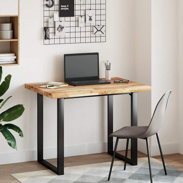 vidaXL Piano Tavolo Rettangolare 80x70x4 cm Legno Massello di Acacia