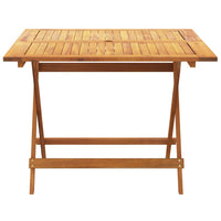 Set da Pranzo da Giardino 5 pz Polipropilene e Legno Massello 3281830