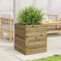 Fioriera da Giardino 40x40x46 cm in Legno di Pino Impregnato 3282403