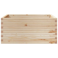 vidaXL Fioriera da Giardino 100x100x46 cm in Legno Massello di Pino