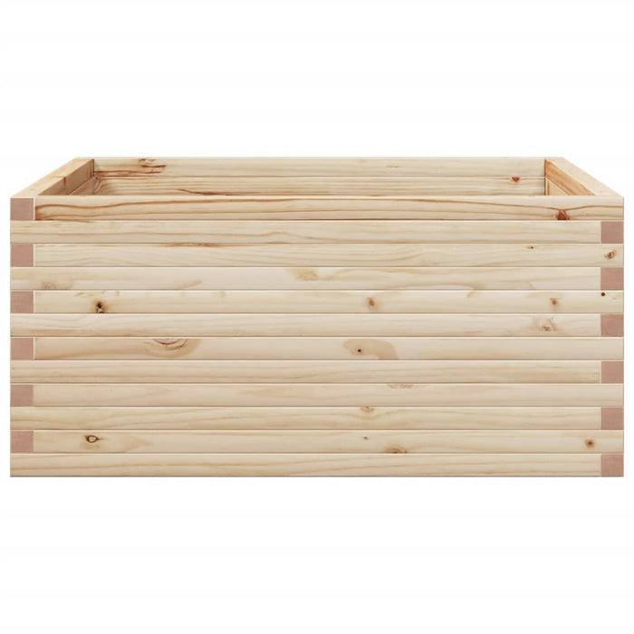 vidaXL Fioriera da Giardino 100x100x46 cm in Legno Massello di Pino