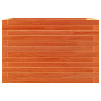 Fioriera Giardino Marrone Cera 70x40x46 cm Legno Massello Pino 3282441