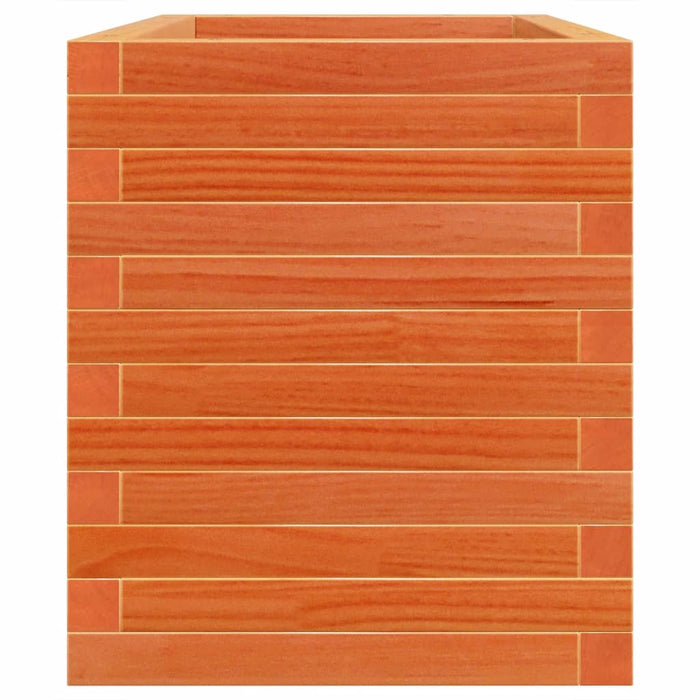 vidaXL Fioriera Giardino Marrone Cera 70x40x46 cm Legno Massello Pino