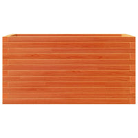 Fioriera Giardino Marrone Cera 90x40x46 cm Legno Massello Pino