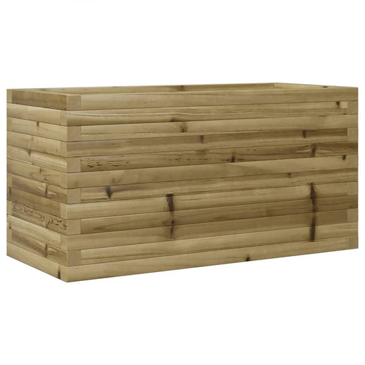 vidaXL Fioriera da Giardino 90x40x46 cm in Legno di Pino Impregnato