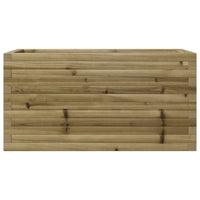 vidaXL Fioriera da Giardino 90x40x46 cm in Legno di Pino Impregnato