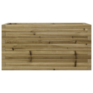vidaXL Fioriera da Giardino 90x40x46 cm in Legno di Pino Impregnato