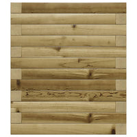 Vassoio per fioriera aiuola rialzata piante fiori terrazza giardino 90 x 40 x 46 cm legno di pino impregnato marrone 02_0037979
