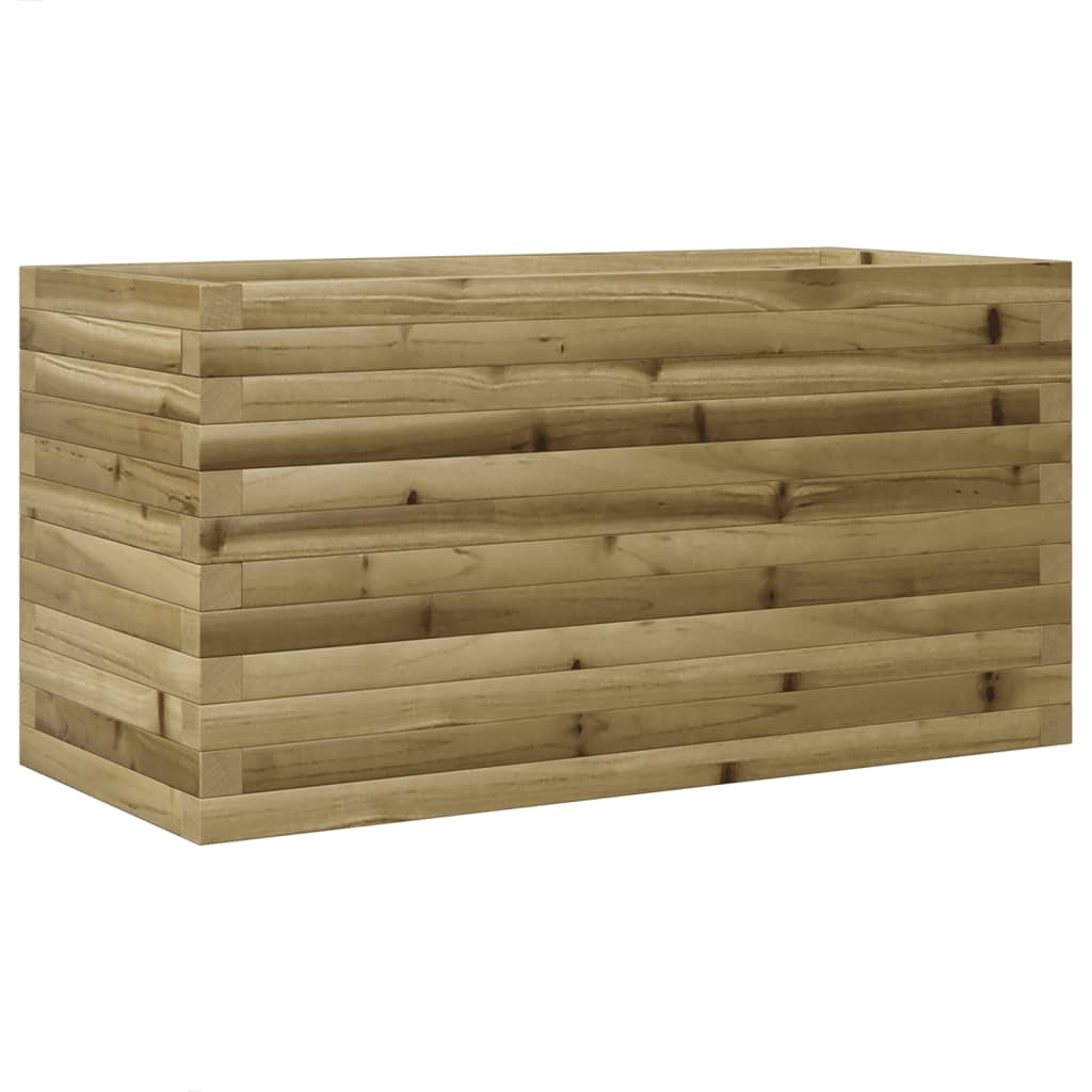 vidaXL Fioriera da Giardino 90x40x46 cm in Legno di Pino Impregnato