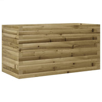 vidaXL Fioriera da Giardino 90x40x46 cm in Legno di Pino Impregnato