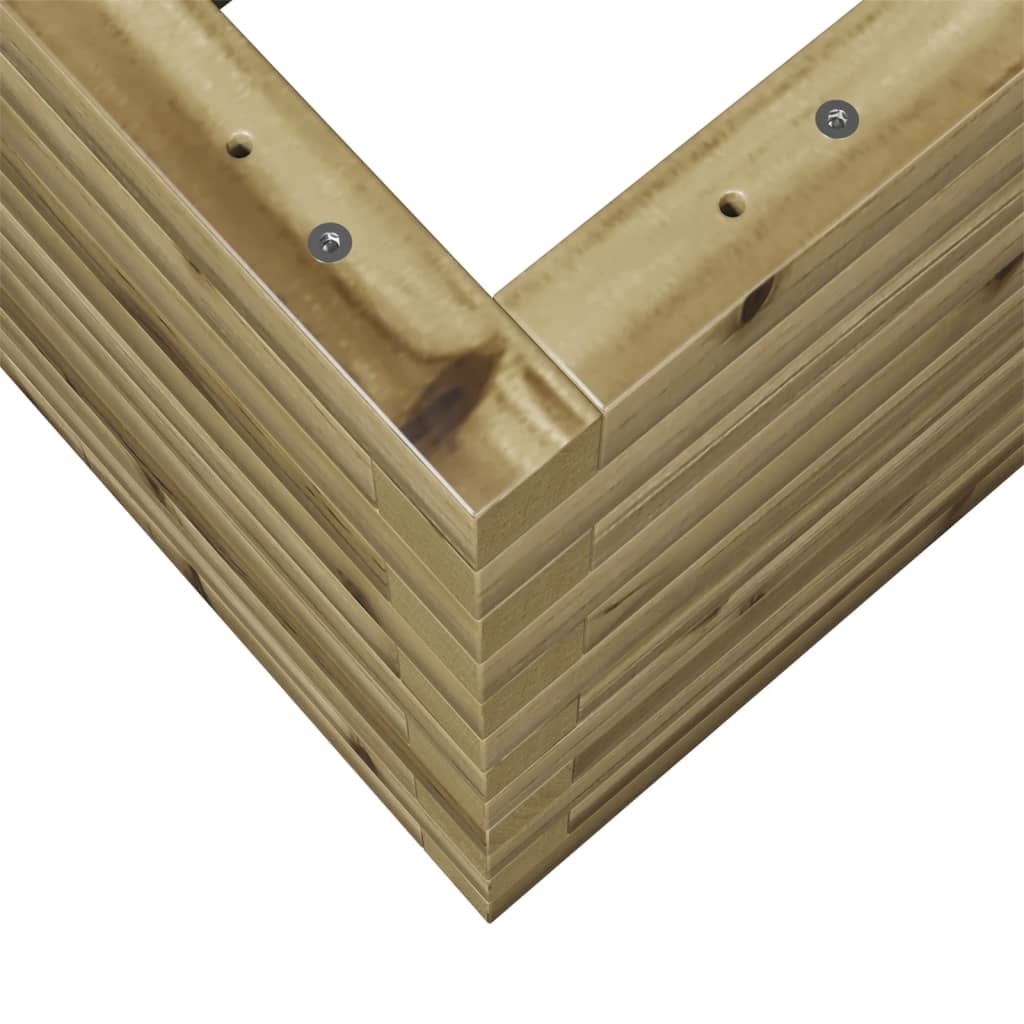 vidaXL Fioriera da Giardino 90x40x46 cm in Legno di Pino Impregnato