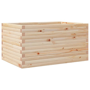 vidaXL Fioriera da Giardino 90x60x46 cm in Legno Massello di Pino