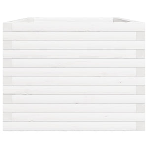 Vassoio per fioriera aiuola rialzata piante fiori terrazza giardino 90 x 60 x 46 cm legno massello di pino bianco 02_0038021