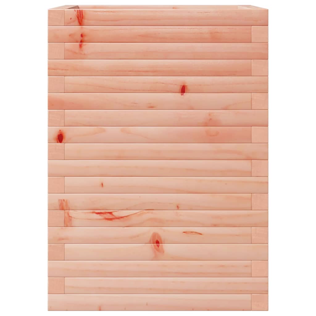 Vassoio per fioriera aiuola rialzata piante fiori terrazza giardino 50 x 50 x 68,5 cm legno massello di abete Douglas marrone 02_0037671