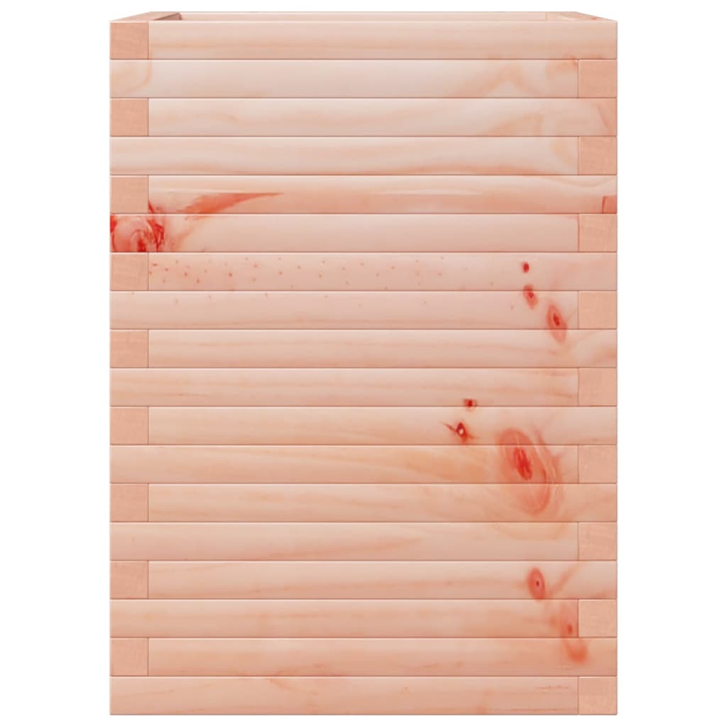 Vassoio per fioriera aiuola rialzata piante fiori terrazza giardino 50 x 50 x 68,5 cm legno massello di abete Douglas marrone 02_0037671