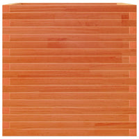 Vassoio per fioriera aiuola rialzata piante fiori terrazza giardino cera 70 x 70 x 68,5 cm legno di pino massiccio marrone 02_0038494