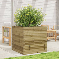 Fioriera da Giardino 70x70x68,5 cm in Legno di Pino Impregnato