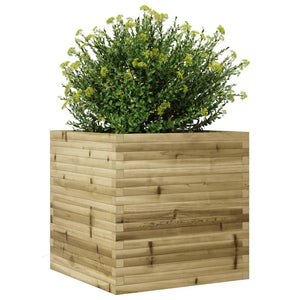 Fioriera da Giardino 70x70x68,5 cm in Legno di Pino Impregnato