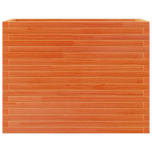 Vassoio per fioriera aiuola rialzata piante fiori terrazza giardino cera 90 x 40 x 68,5 cm legno di pino massiccio marrone 02_0038513