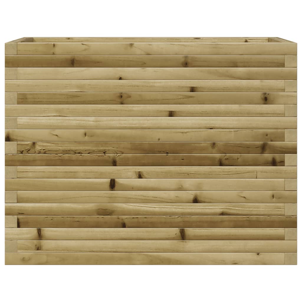 Vassoio per fioriera aiuola rialzata piante fiori terrazza giardino 90 x 40 x 68,5 cm legno di pino impregnato marrone 02_0037990