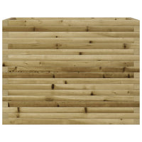 Vassoio per fioriera aiuola rialzata piante fiori terrazza giardino 90 x 40 x 68,5 cm legno di pino impregnato marrone 02_0037990