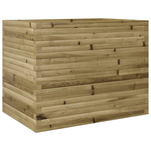 Vassoio per fioriera aiuola rialzata piante fiori terrazza giardino 90 x 60 x 68,5 cm legno di pino impregnato marrone 02_0038031