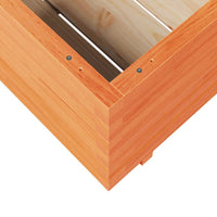 Vassoio per fioriera aiuola rialzata piante fiori terrazza giardino cera 70 x 70 x 49,5 cm legno di pino massiccio marrone 02_0038492