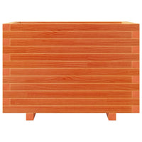 Vassoio per fioriera aiuola rialzata piante fiori terrazza giardino cera 70 x 40 x 49,5 cm legno di pino massiccio marrone 02_0038483