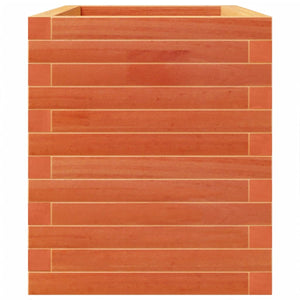 Vassoio per fioriera aiuola rialzata piante fiori terrazza giardino cera 70 x 40 x 49,5 cm legno di pino massiccio marrone 02_0038483
