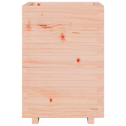 Vassoio per fioriera aiuola rialzata piante fiori terrazza giardino 50 x 50 x 72,5 cm legno massello di abete Douglas marrone 02_0037682