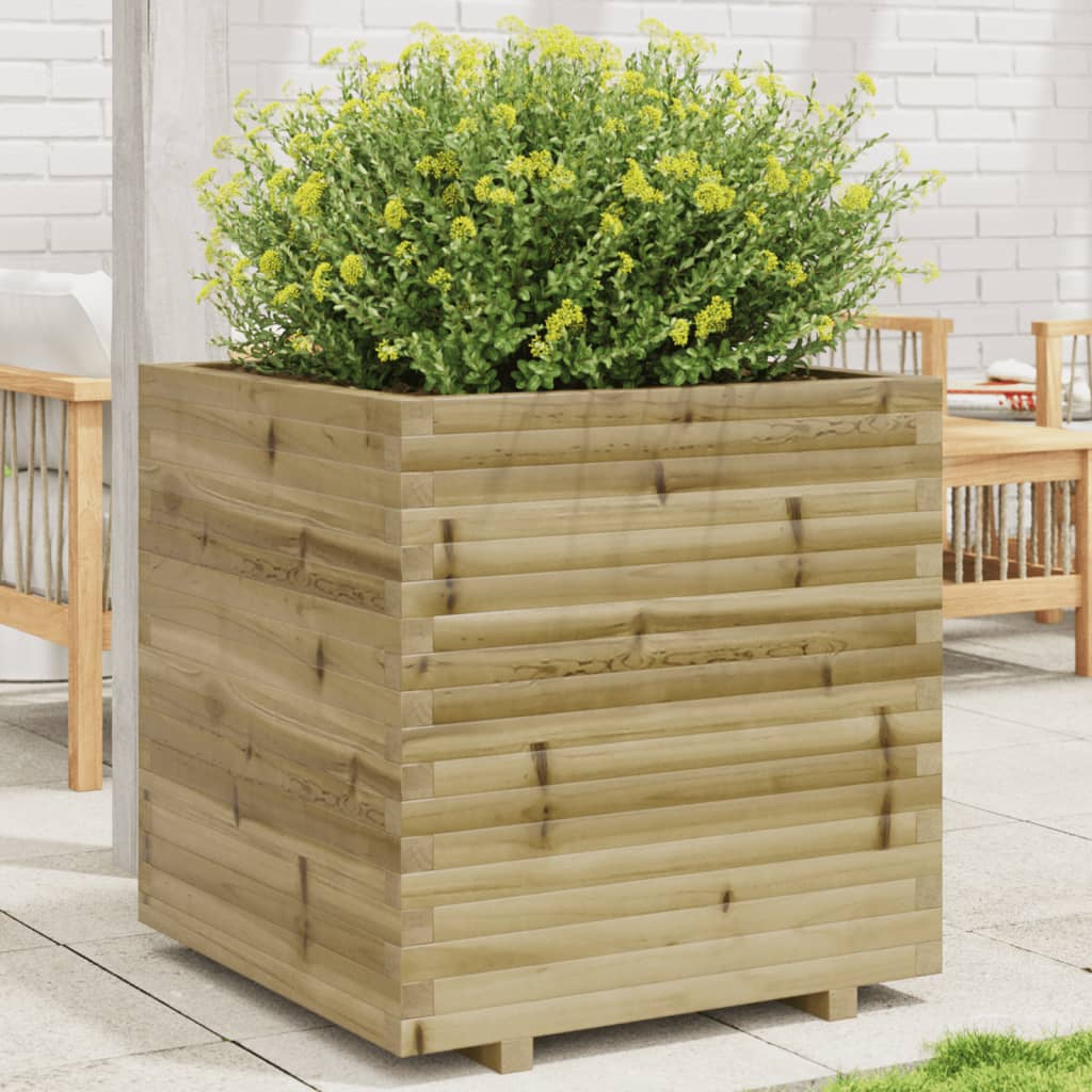 Fioriera da Giardino 70x70x72,5 cm in Legno di Pino Impregnato 3282588