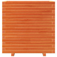 Vassoio per fioriera aiuola rialzata piante fiori terrazza giardino cera 70 x 40 x 72,5 cm legno di pino massiccio marrone 02_0038487