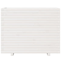 Vassoio per fioriera aiuola rialzata piante fiori terrazza giardino 90 x 40 x 72,5 cm legno di pino massiccio bianco 02_0037999