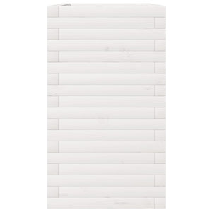 Vassoio per fioriera aiuola rialzata piante fiori terrazza giardino 90 x 40 x 72,5 cm legno di pino massiccio bianco 02_0037999